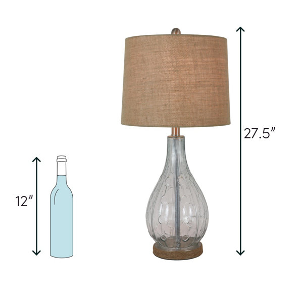 Highland Dunes Glass Table Lamp & Reviews Wayfair